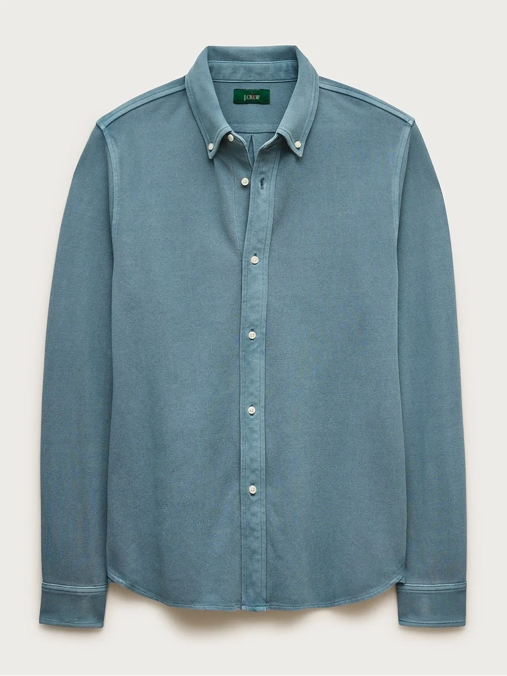 J. Crew Men's Chambray Button-Down Shirt in Slate Blue